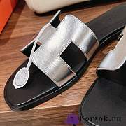 Fortok Hermes Oran Sandals Silver - 4