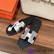 Fortok Hermes Oran Sandals Silver - 3