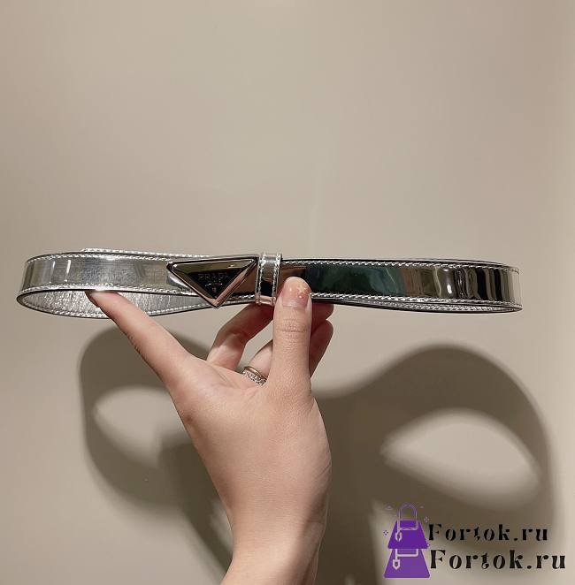 Fortok Prada Belt Silver - 1
