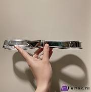Fortok Prada Belt Silver - 1