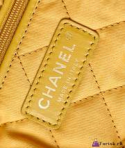 Fortok Chanel 22s Hobo Bag Yellow Gold Buckle 35x37x7cm - 5