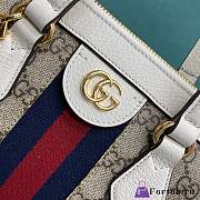 Fortok Gucci Ophidia Tote Bag Beige And Ebony GG Supreme Canvas - 4