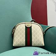 Fortok Gucci Ophidia Shoulder Bag Beige and White GG Supreme Canvas  - 1