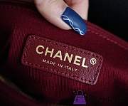 Fortok Chanel Coco Handle Bag Black Caviar Lizard Lining  - 2