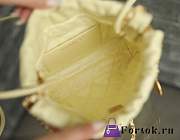Fortok Chanel 23s Hobo Mini Bag Yellow Gold Buckle 19x20x6cm - 2