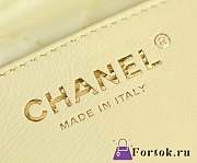 Fortok Chanel 23s Hobo Mini Bag Yellow Gold Buckle 19x20x6cm - 6