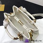 Fortok Dior Lady Bag White 9522 25x14x10cm - 6