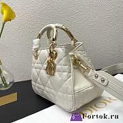 Fortok Dior Lady Bag White 9522 25x14x10cm - 3