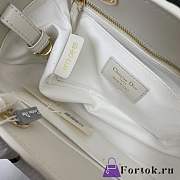 Fortok Dior Lady Bag White 9522 25x14x10cm - 2
