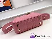 Fortok Dior Lady Bag Pink 9522 25x14x10cm - 5