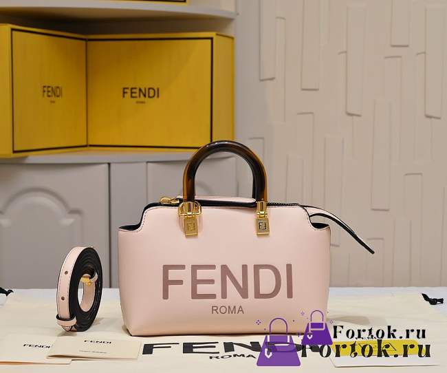 Fortok Fendi By The Way Mini Tote Bag Pink 19x20x6cm - 1