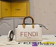 Fortok Fendi By The Way Mini Tote Bag White 19x20x6cm - 1