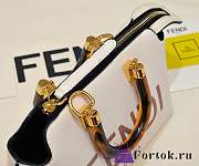 Fortok Fendi By The Way Mini Tote Bag White 19x20x6cm - 5
