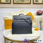 Fortok Louis Vuitton Steamer Backpack Black M55701 38x39x15cm - 1