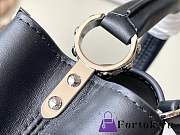 Fortok Louis Vuitton Capucines Bag Black M51783 21x14x8cm - 2