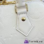 Fortok Louis Vuitton Speedy Bandoulière 20 White 20.5x13.5x12cm - 2