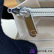 Fortok Louis Vuitton Zippy Wallet White M60177 12×19×2cm - 2