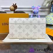 Fortok Louis Vuitton Zippy Wallet White M60177 12×19×2cm - 4