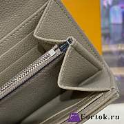 Fortok Louis Vuitton Zippy Wallet Beige M60144 12×19×2cm - 6