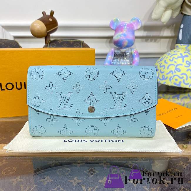 Fortok Louis Vuitton Zippy Wallet Blue M60144 12×19×2cm - 1
