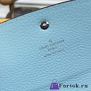 Fortok Louis Vuitton Zippy Wallet Blue M60144 12×19×2cm - 2