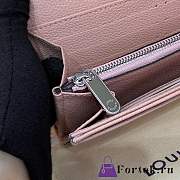 Fortok Louis Vuitton Zippy Wallet Pink M60145 12×19×2cm - 5