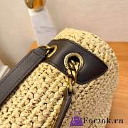 Fortok Saint Laurent Niki Medium Raffia Shoulder Bag 4988948 - 5