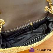 Fortok Saint Laurent Niki Medium Raffia Shoulder Bag 4988948 - 4