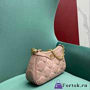 Fortok Gucci Matelassé Bag Pink 735049 25x15x6.5cm - 6