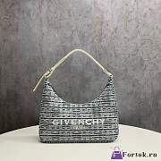 Fortok Givenchy Moon Cut Out Hobo Bag Denim 1GC-457 27×8×22cm - 1