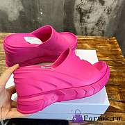 Fortok Givenchy Marshmallow Wedge Sandals In Pink - 1