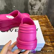 Fortok Givenchy Marshmallow Wedge Sandals In Pink - 5