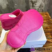 Fortok Givenchy Marshmallow Wedge Sandals In Pink - 4