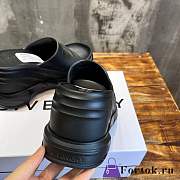 Fortok Givenchy Marshmallow Wedge Sandals In Black - 5