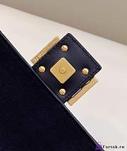 Fortok Fendi Iconic Baguette Bag Blue 8579 27x6x15cm - 5