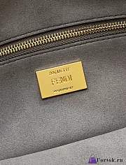Fortok Fendi Iconic Baguette Bag Grey 8579 27x6x15cm - 2