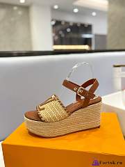 Fortok Louis Vuitton Sedge Sole sandals Sandals Brown - 5