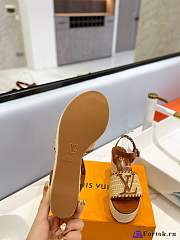 Fortok Louis Vuitton Sedge Sole sandals Sandals Brown - 3