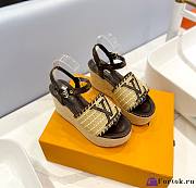 Fortok Louis Vuitton Sedge Sole sandals Sandals Black - 1