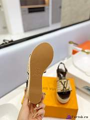 Fortok Louis Vuitton Sedge Sole sandals Sandals Black - 4