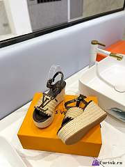 Fortok Louis Vuitton Sedge Sole sandals Sandals Black - 2