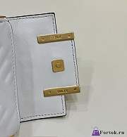 Fortok Fendi Nano Baguette Bag White 8603 11x3x7cm - 2