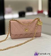 Fortok Chanel 23s Woc Bag Pink 19cm - 1