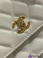 Fortok Chanel 23s Woc Bag White 19cm - 5