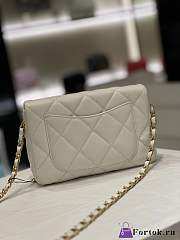 Fortok Chanel 23S Love Mini CF Bag White 18x13.5x5.5cm - 5