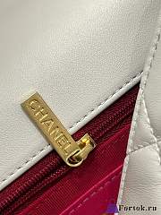 Fortok Chanel 23S Love Mini CF Bag White 18x13.5x5.5cm - 3