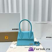 Fortok Jacquemus Le Chiquito Bag Blue 24x18x10cm - 1