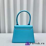 Fortok Jacquemus Le Chiquito Bag Blue 24x18x10cm - 6