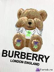 Fortok Burberry Bear T-shirt White - 2
