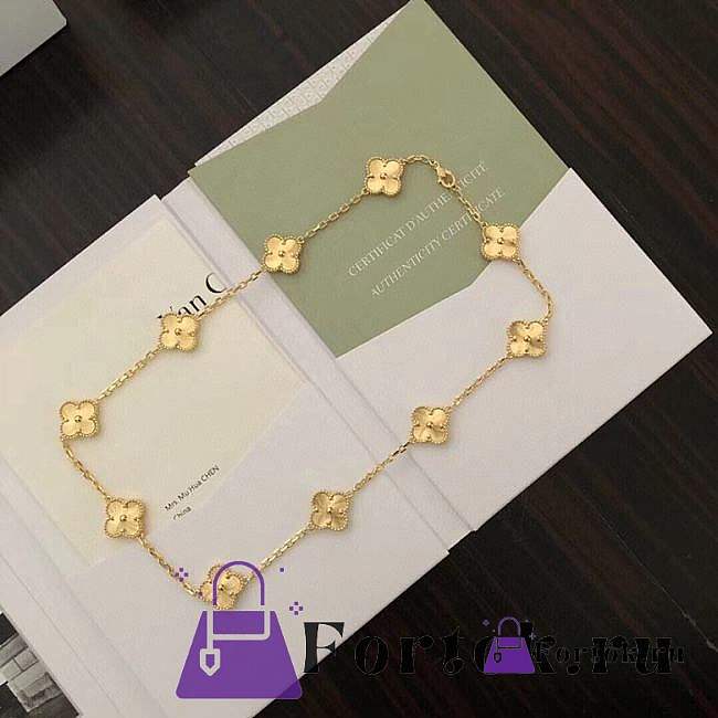 Fortok VCA Gold Vintage Motifs Necklace - 1